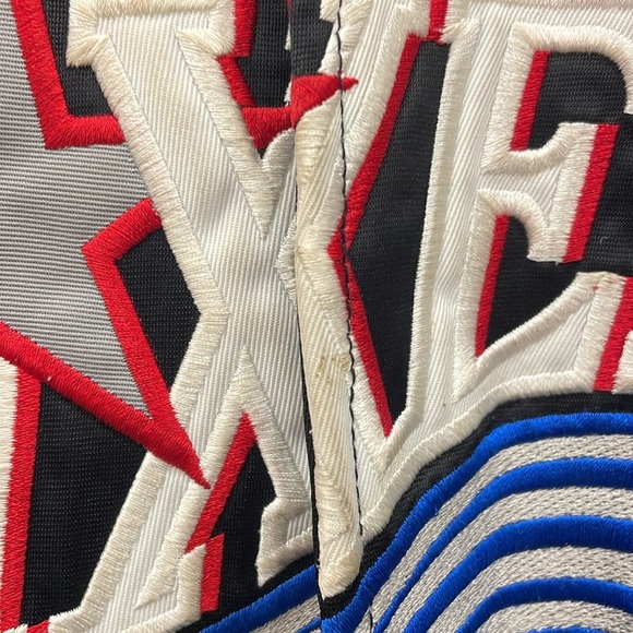 Y2K 2000s NBA Fusion Reebok Philadelphia 76ers Bomber Jacket - Picture 5 of 14